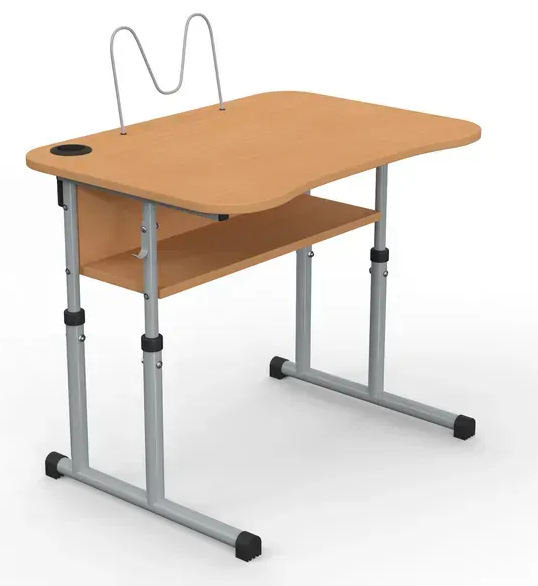 Стіл учнівський кругла труба №3-6/ 700х500 МФ Вересень